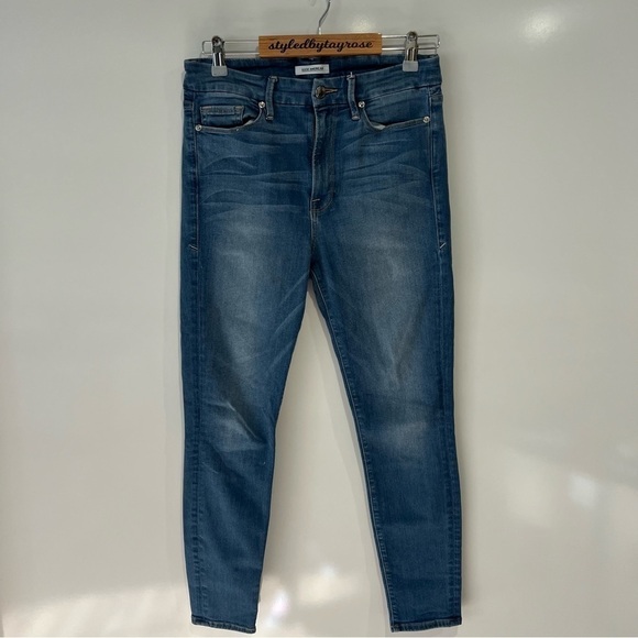 Good American Good Waist High Rise Skinny Jeans - Picture 4 of 12